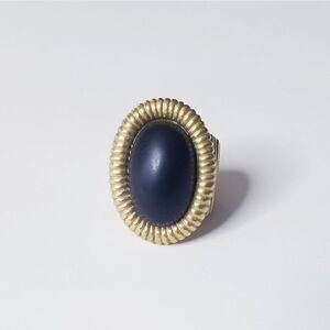 T. TAHARI Gold/Black stretch ring